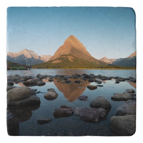 Mountain Lake  Glacier National Park Trivet