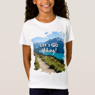Mountain Lake Let's Go Hiking T-Shirt