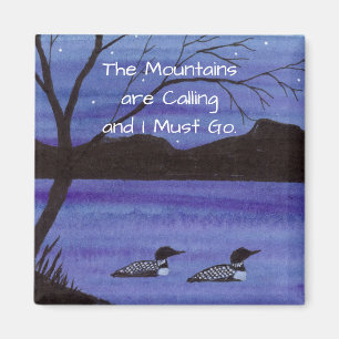 Mountain Lake Magnet
