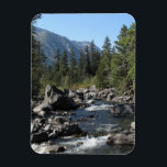Mountain Lake Magnet<br><div class="desc">vintage image - flexi magnet</div>