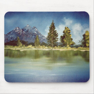 mountain lake mouse pad