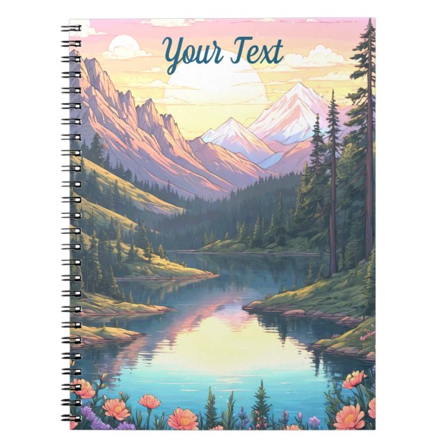 Mountain Lake Notebook (Front)