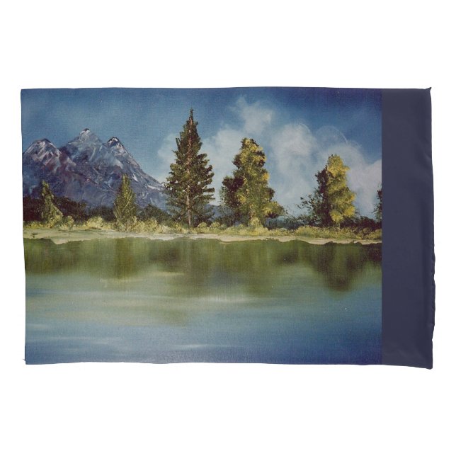 Mountain Lake Pillowcase (Front)