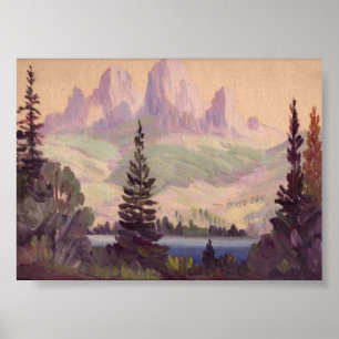 Mountain Lake Poster