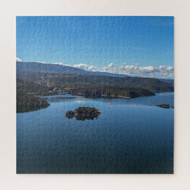 Mountain Lake Reflection Utah USA Nature Scenics Jigsaw Puzzle (Vertical)