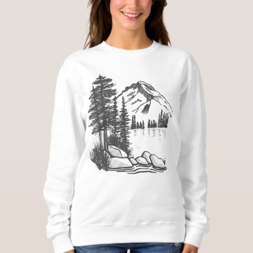 Mountain Lake  Sweatshirt