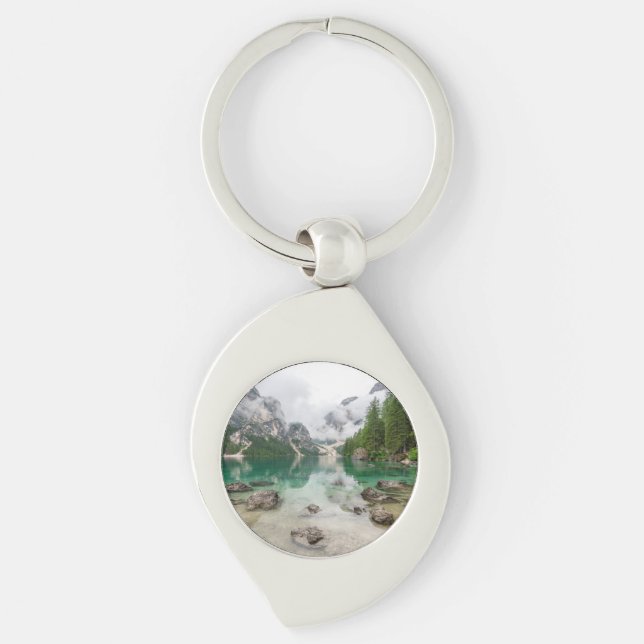 Mountain Lake View Keychain (Front)