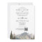 Mountain lakeside modern Wedding QR Code
