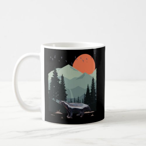 Mountain Landscape Adventure Sunset Pine Tree Hone Coffee Mug