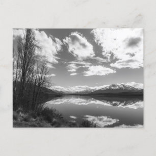 Mountain Landscape Black and White Photography Postcard