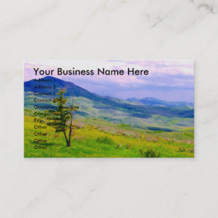 Mountain Landscape Business Card