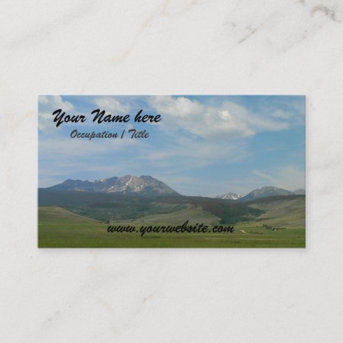 Mountain Landscape Business Card Templates