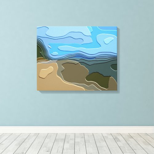 MOUNTAIN LANDSCAPE CANVAS PRINT