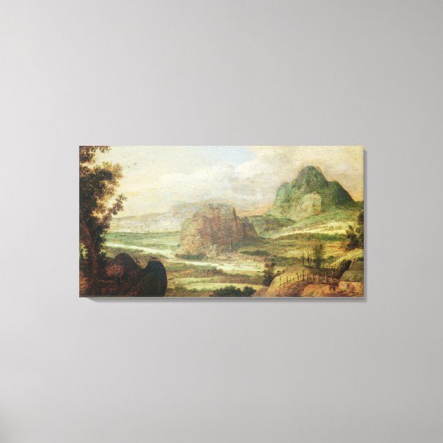 Mountain Landscape Canvas Print (Front)