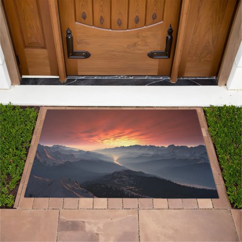 Mountain Landscape Doormat