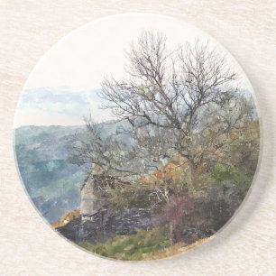 MOUNTAIN LANDSCAPE DRINK COASTER