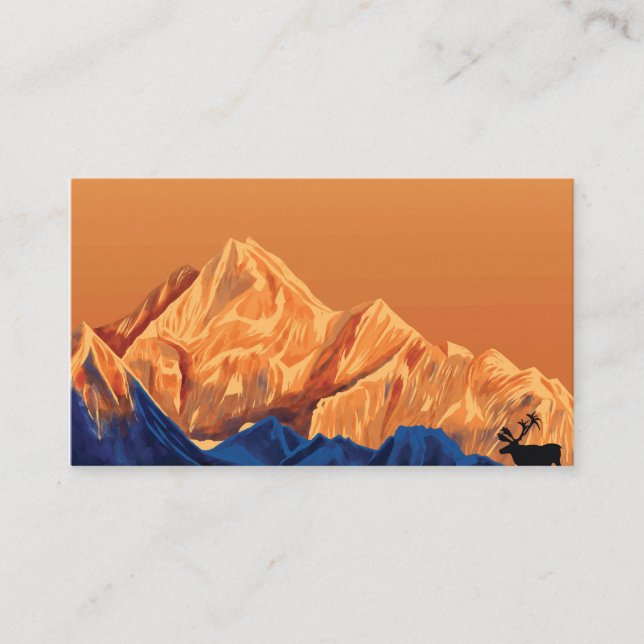 Mountain Landscape Enclosure Card (Front)