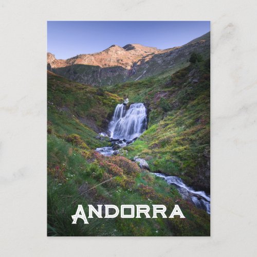 Mountain Landscape In Andorra Postcard