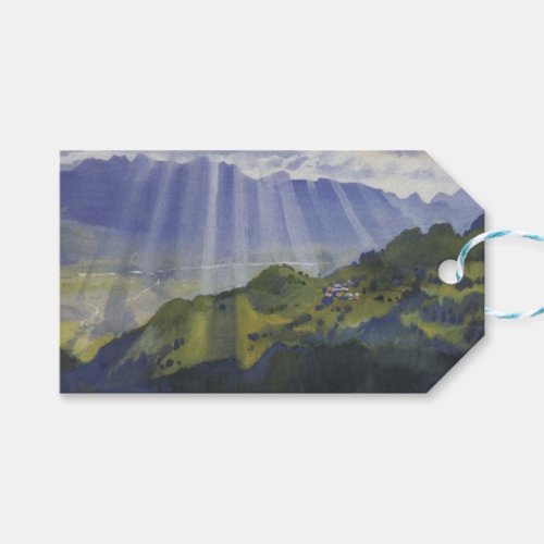 Mountain Landscape in Switzerland Serebriakova Gift Tags