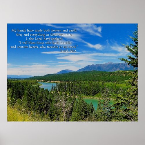 Mountain Landscape Inspirational Poster