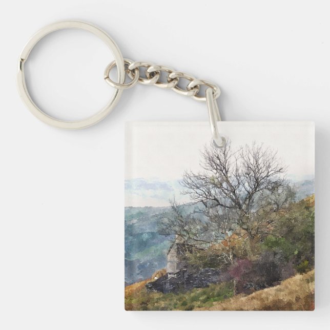 MOUNTAIN LANDSCAPE KEYCHAIN (Front)