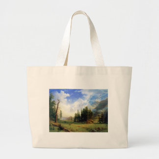 Mountain Landscape Large Tote Bag