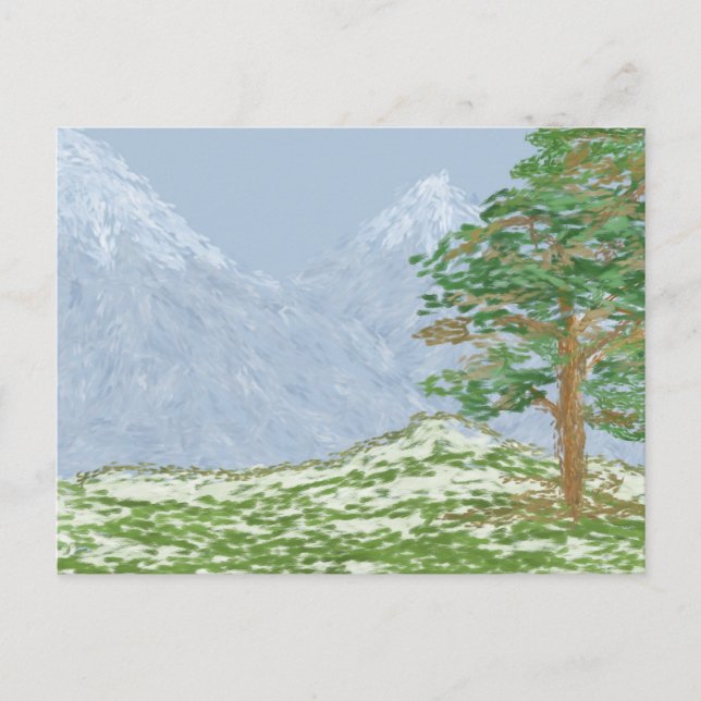 Mountain Landscape Postcard (Front)