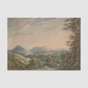 Mountain Landscape Scene Tissue Paper