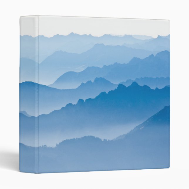 Mountain Landscape | Switzerland 3 Ring Binder (Front/Spine)