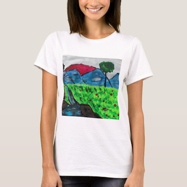 Mountain Landscape  T-Shirt (Front)