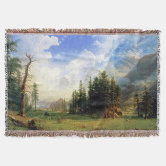 Mountain Landscape Throw Blanket