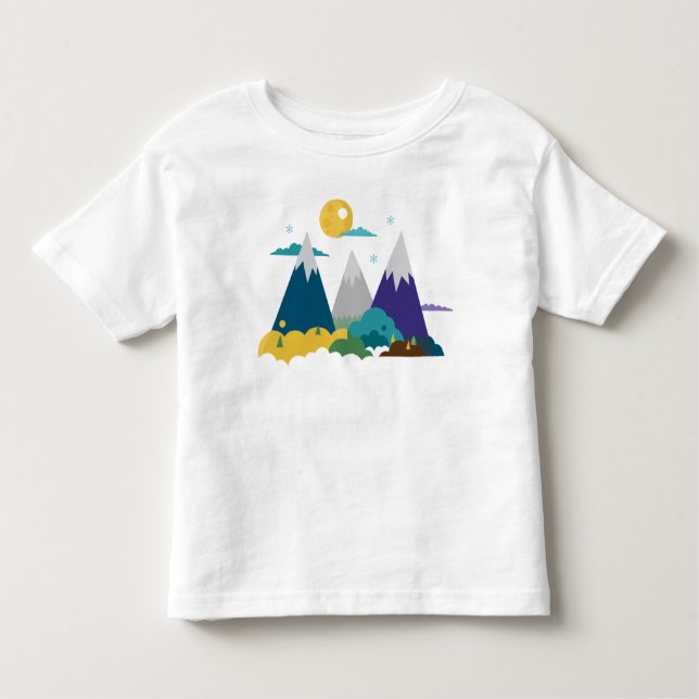 Mountain Landscape Toddler T-shirt (Front)