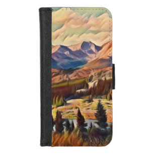 Mountain Landscape Wallet Phone Case