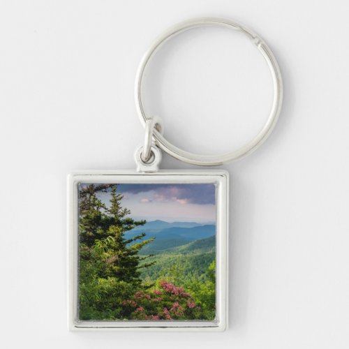 Mountain Laurel at Sunrise Keychain