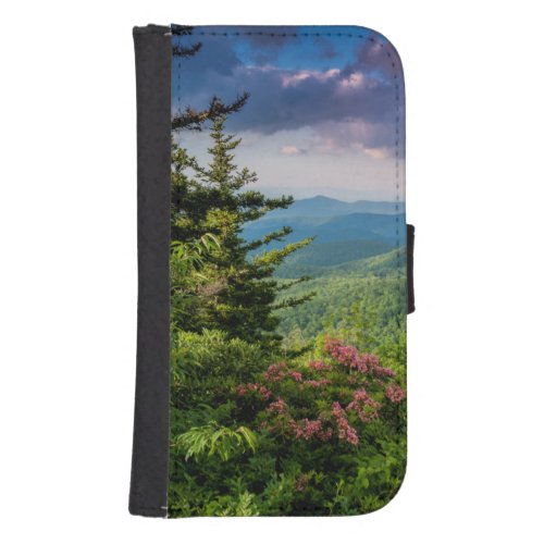 Mountain Laurel at Sunrise Galaxy S4 Wallet Case