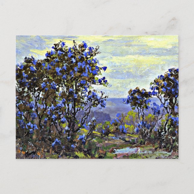 Mountain Laurel in Bloom, fine art painting Postcard (Front)