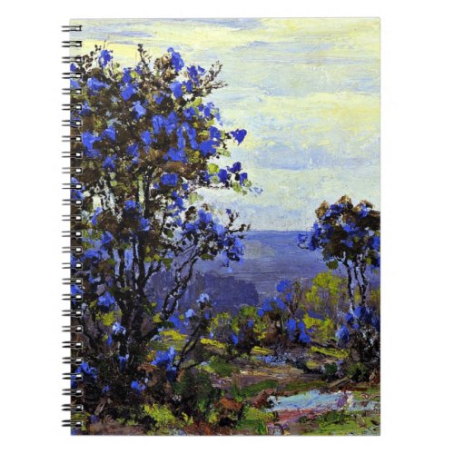 Mountain Laurel in Bloom landscape painting Notebook