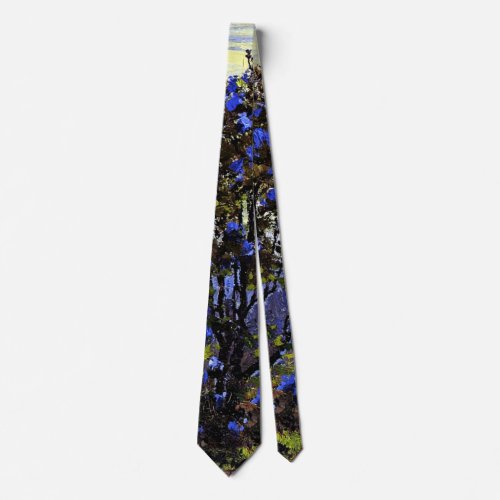 Mountain Laurel in Bloom painting by J Onderdonk Neck Tie