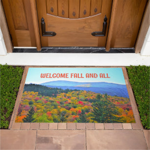 Mountain Light and Shadows Doormat
