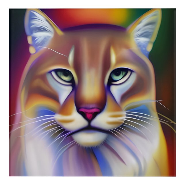 Mountain Lion Art   (Front)