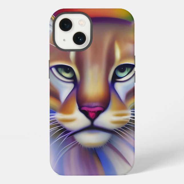 Mountain Lion Art  Iphone Case (Back)