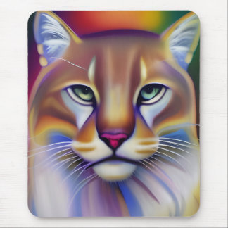 Mountain Lion Art Mouse Pad