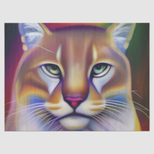 Mountain Lion Art Tissue Paper