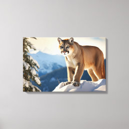   Mountain Lion Canvas Art