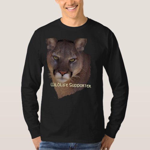 MOUNTAIN LION Cougar Big Cat Wildlife Shirt