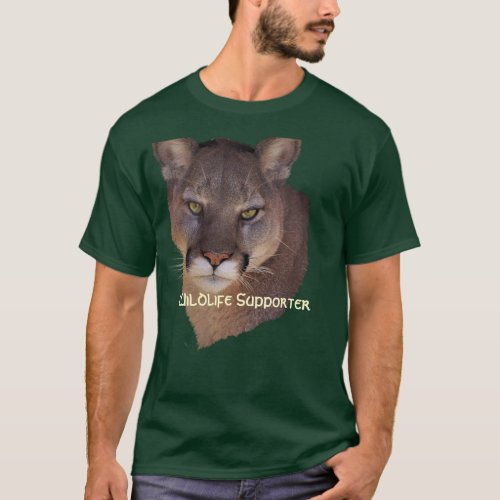 MOUNTAIN LION Cougar Big Cat Wildlife T_Shirt