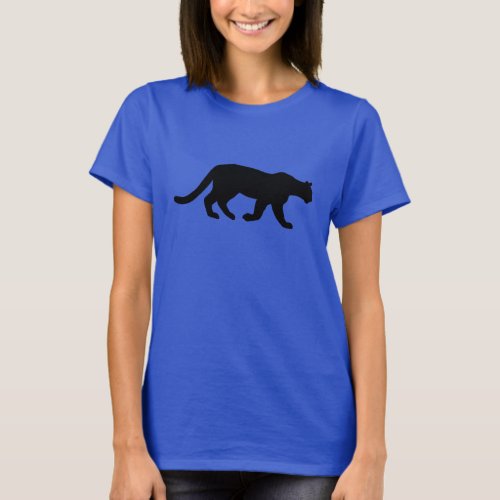 Mountain Lion Cougar Silhouette T_Shirt