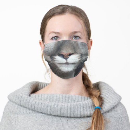 Mountain Lion Nose and Mouth Adult Cloth Face Mask
