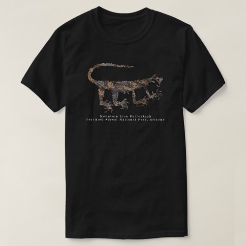 Mountain Lion Petroglyph T_Shirt