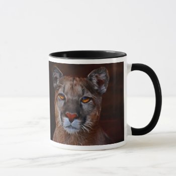 Mountain Lion Puma Mug by laureenr at Zazzle